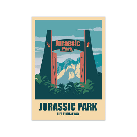 jurassic park print
