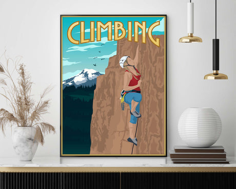 Climbing Poster