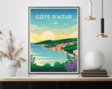 Cote D'Azur, France Poster