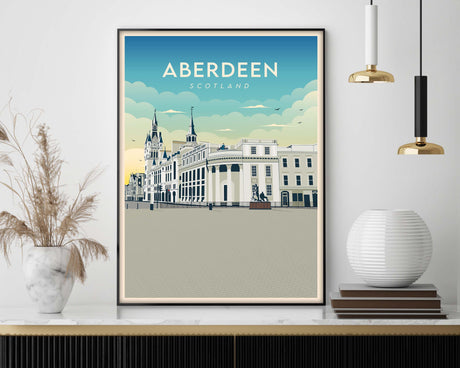 Aberdeen, Scotland Poster