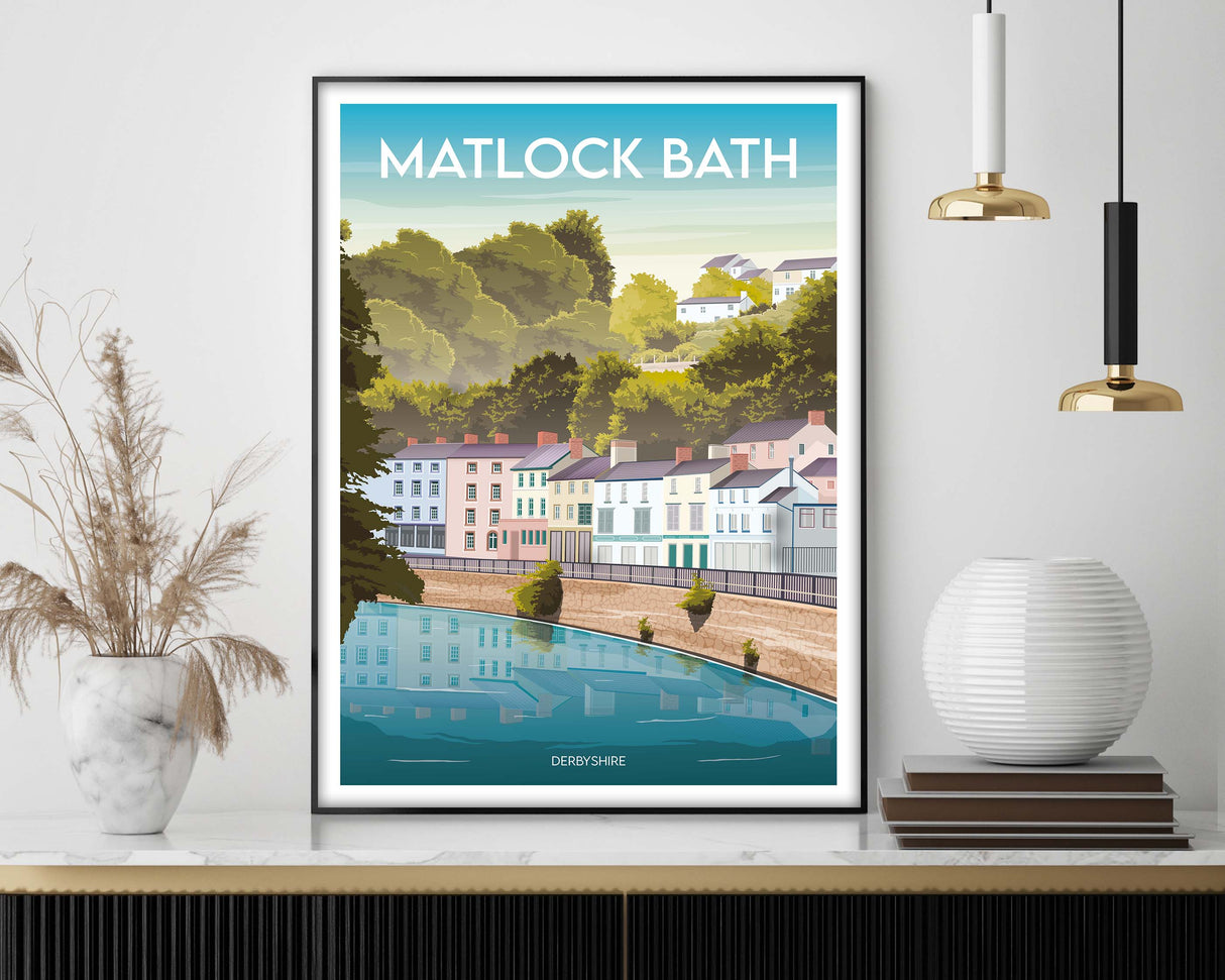 Matlock Bath, Derbyshire Poster