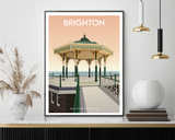 Brighton Bandstand Poster