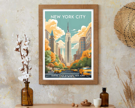 Empire State Building, New York City Poster