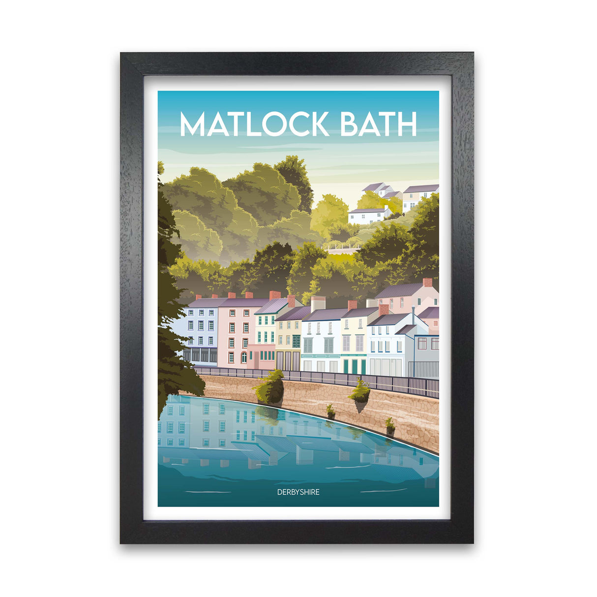 Matlock Bath, Derbyshire Poster