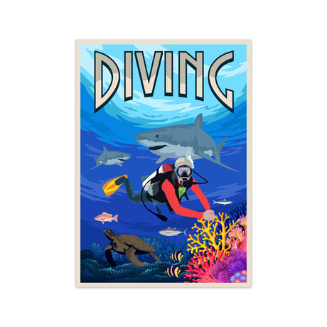 Diving Poster