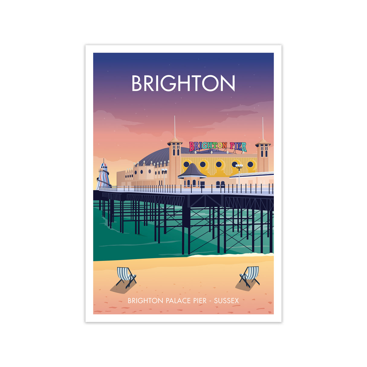 Brighton Palace Pier Poster