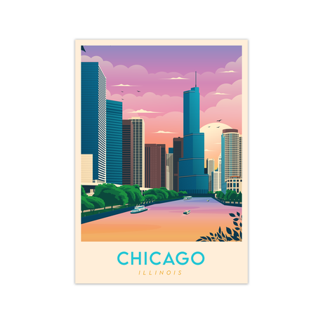 Chicago, Illinois Poster