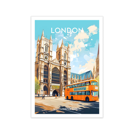 Westminster Abbey, London Poster