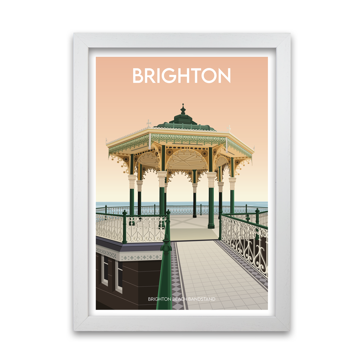 Brighton Bandstand Poster