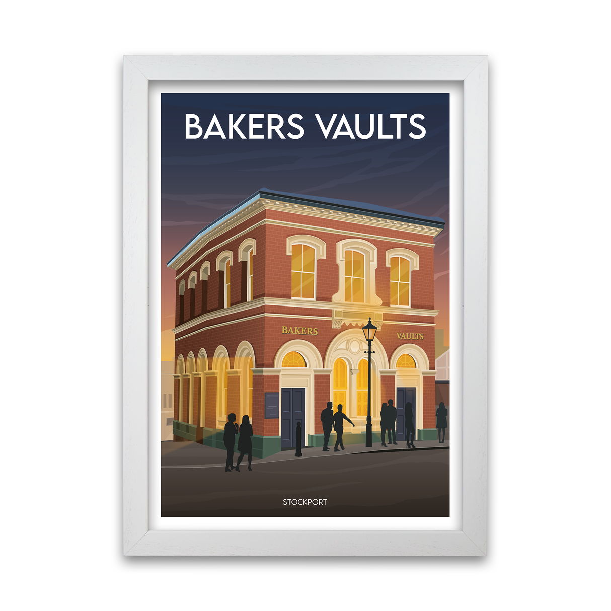 Bakers Vaults, Stockport Poster
